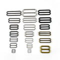 MeeTee BF531 6-50mm Underwear Adjustment Buckle Alloy Belt Buckles for Bag Strap Pet Collar Accessories Tri-Glide Slide Buckle