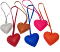 Handmade PU Leather Heart Keychain Women's Girls' Keyring Pendant Accessory Elegant Jewelry for Couple Gifts
