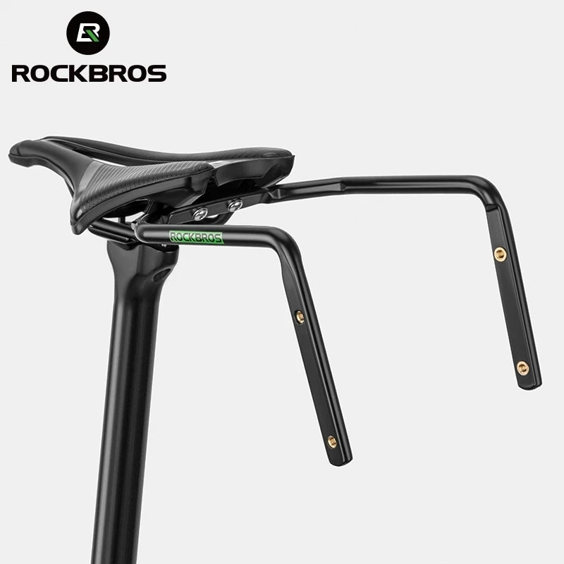 ROCKBROS Bicycle Saddle Frame Bottle Cage Fixed Support Seat Conversion Bracket Tail Bag Anti-roll Stabilizer