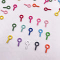 100pcs/bag Accessories Small Screw Eye PinThreaded Clasp Hooks Eyelets Eyes Nail Screw Pins for Pendant Jewelry Making