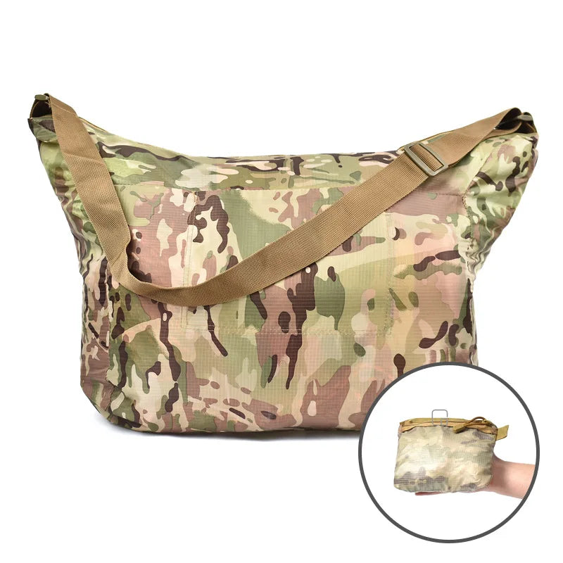 N7 Outdoor Mountaineering Bucket Bag Portable Skin Bag Foldable Shoulder Bag Messenger Waterproof Large-capacity