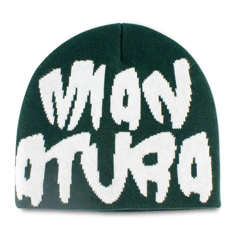 BSCI Wholesale Men Acrylic Skull Knitted Custom Color Beanie Logo Jacquard Character 3D Embroidery Unisex Beach Ski Slouchy