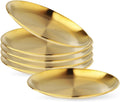 Eco-friendly Metal Breakfast Small Stainless Steel Plate Oval Food Serving Dishes & Plates