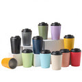 Stainless Steel 304 Double Vacuum Insulated Coffee Cup with Portable Flip Lid for Direct Drinking