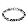 Vintage Retro Unisex Stainless Steel Dragon Chain Bracelet Hip-Hop Style Punk Charm Jewelry for Anniversaries Parties for Men