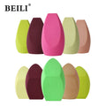 BEILI Wholesale Popular Purple Beauty Cosmetic Sponge Three Cutting Makeup Sponge Blender