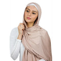 Wholesale Jersey Hijab Long Head Scarf for Women Jersey Shawls for Muslim Ethnic Scarves