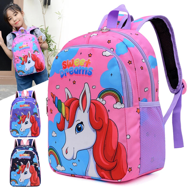 2024 Trend Girl Schoolbags Lager Capacity Cartoon School Backpack Kindergarten Primary School Backpacks Kawaii Kids Bag