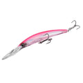 Wholesale 18CM 25G Unpainted ABS Minnow Jigging Lure Target Species Tuna & Salmon with Treble Hook for River Fishing
