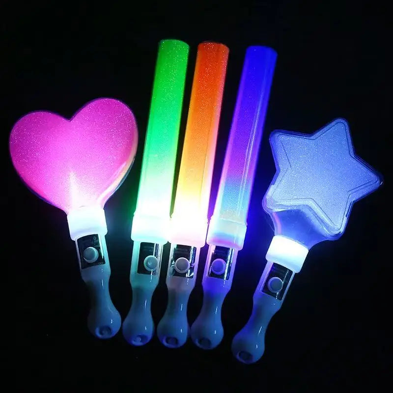 Hot Sale LED Light Sticks Fluorescent Colorful Concert Performance Props for KPOP Cheerleaders Graduation Diwali Parties