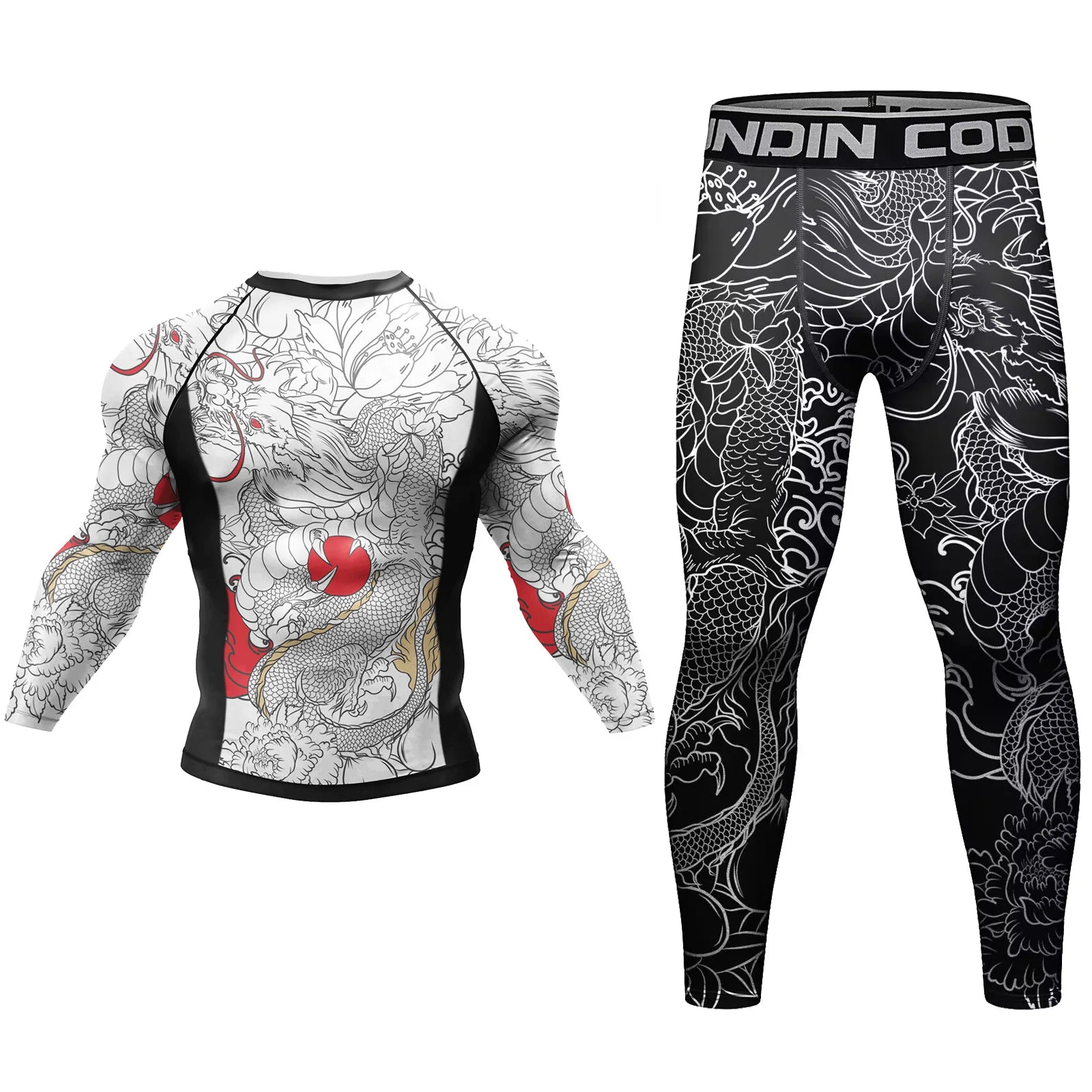 Rashguard Kit Jiu Jitsu T-shirt+Pant Muay Thai MMA Shorts Bjj Kickboxing Gym Sportwear Custom Logo Rash Guard Boxing Jerseys