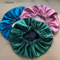 Best Seller Sleep Bonnet Reversible Satin Bonnets Double Side Satin Bonnet Adjustable Drawstring