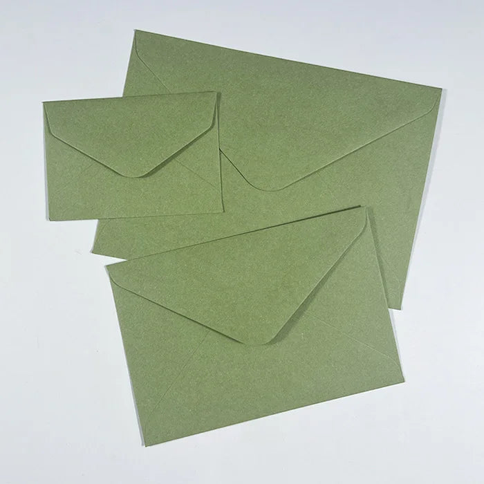 4x6 Inch Sage Green Self-Seal Gift Card Envelope Custom Self Adhesive Cash Paper Envelopes for Wedding Invitations