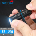 Super Mini LED Flashlight Ultra-Bright IP68 Waterproof Rechargeable EDC USB Charging Aluminum Alloy Keychain Outdoor Emergency