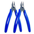 5 Inch Snips Flush Side Cable Plastic Handle Pliers Mini DIY Making Wire Cutter Hand Tools Flat Long Nose Jewelry Pliers