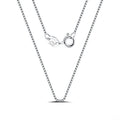 SC07-P 18 Inches Italy 925 Sterling Silver Box Chain Necklace