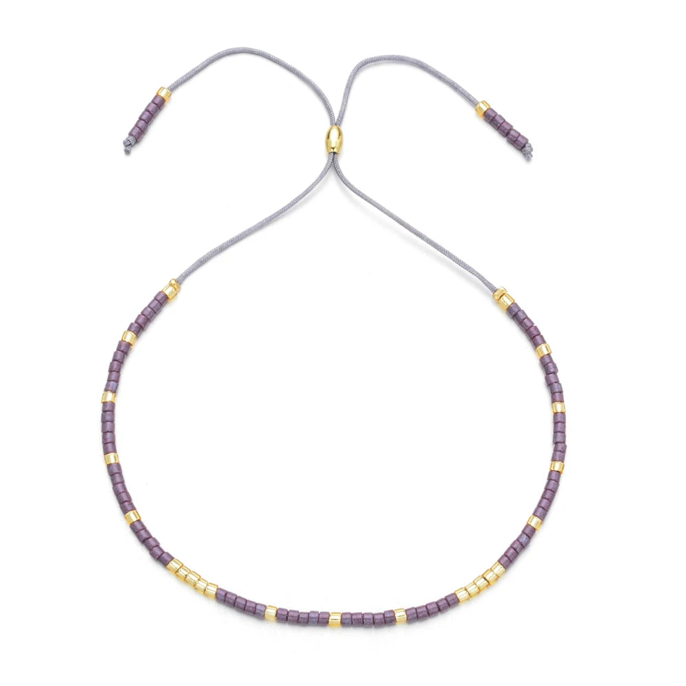 Professional Handmade Miyuki Woman Bracelet Lip Colorful Beads Bracelets