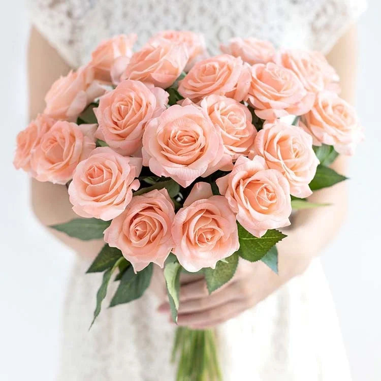 AF0051 Factory Supply Various Rosas Velvet Artificiales Silk Real Touch Rose Flowers Artificial for Wedding Decoration