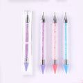 Top Sale Reusable UV Gel Nail Polish Pen Dual-Action Nail Art Pencil Dual-Way Dotting Tool for Beauty
