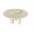 Brothers Stone Beige Travertine Freestanding Bathtub Big Slab Modern Design for Bathroom and Kitchen Use