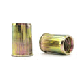 Factory Outlet M3 M4 M5 M6 Rivnut Threaded Rivets Knurled Zinc Plated Blind Rivet Nuts