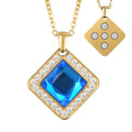 Best Price Classic Magnetic Quantum Scalar Energy Pendant Flower Design for Children 3 Colors Silver Plated Crystal Stainless