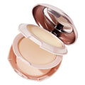 Private Label Oil-Free Matte Pressed Powder Palette Full Coverage Makeup Foundation Concealer Customizable Makeup Wearing