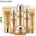 Face Care 24K Gold Hydrating Serum Anti Wrinkle Moisturizing Cream Gold Serum Set Whitening Skin Care Set Face Serum