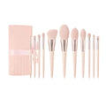 Wholesale Your Own Brand Professional Soft Color Synthetic Hair Wood Handle Makeup Brush Set for Face Concealer Shaving