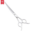 AF-75Q Japan SUS440C Stainless Steel 7.5INCH Eco-Friendly Mirror Polished Curved Symmetrical Handle Custom Logo Pet Grooming