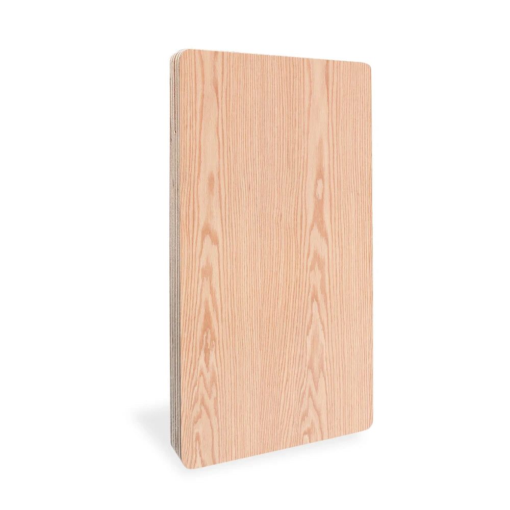 Wholesale Modern Design White Oak Veneer Plywood MDF 12mm Thick Poplar Laminated Sheets for Furniture E0/E1 Formaldehyde