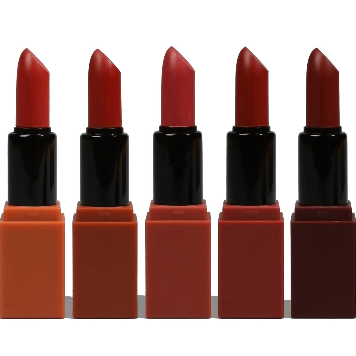 Long-Lasting Matte Lipstick Set with 5 Cream Colors Nude Moisturizing Makeup Smooth Cream for Gift MegaBDM