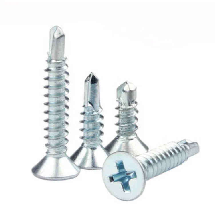 DIN 7504 Cross Recessed Pan Head Drilling Screws With Tapping Screw Thread DIN 7504 N/P/K Series Self Drill Screw