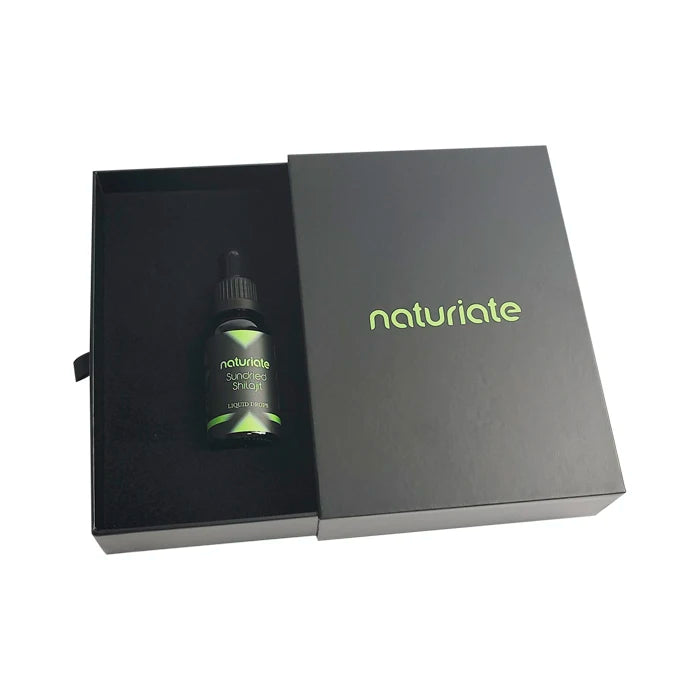 Custom Black Matte Paper 10ml 15ml Dropper Essential Oil Bottle Drawer Slide  Box Packaging With EVA Insert Present Box