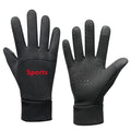 Sample Support Factory Custom Copper Fibre Bike Gloves Winter Sports Leather Driving Gloves Touch Screen Fashionable Mountain