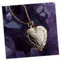 New Stainless Steel Jewelry 18k Pvd Gold Plated Picture Necklaces Openable Photo love Heart Locket Pendant Necklace for Girls