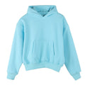 French Terry Fleece Thick 450 Gsm 500GSM 3D Embossed Fitted Heavyweight 100% Cotton No String Double Layer Hoodie
