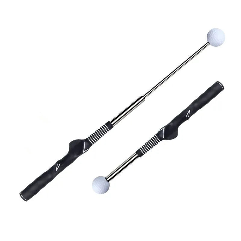 Click Sound Pop-up Power Flex Golf Swing Trainer Stick Golf Swing Training Aid for Rhythm Flexibility Balance Tempo