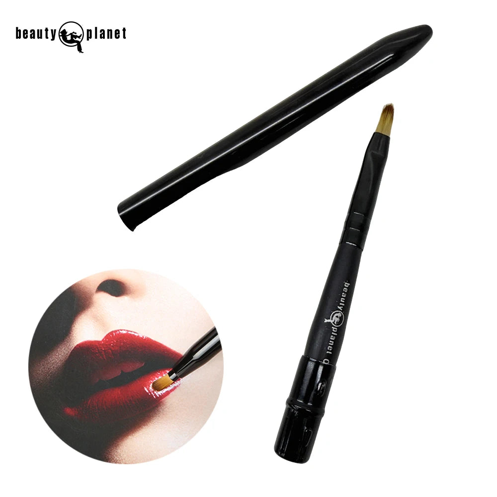 Beauty Planet Lip Brushes Wholesale Synthetic Hair Lip Brush Single Portable Professional Lip Liner Flat Concealer Makeup Brush