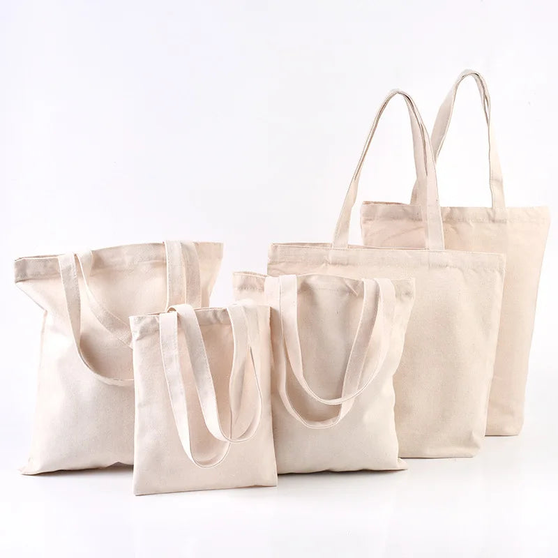 Designer Cloth Washable Customize Pattern Canvas Tote Bag Cotton Canvas Shopping Tote Bags Blank Canvas Bags for Crafts