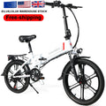 SAMEBIKE 20LVXD30-II UK Stock 350W 48V 10.4AH Lithium Battery Rear Hub Motor Aluminum Alloy Frame Foldable Woman Electric Bike