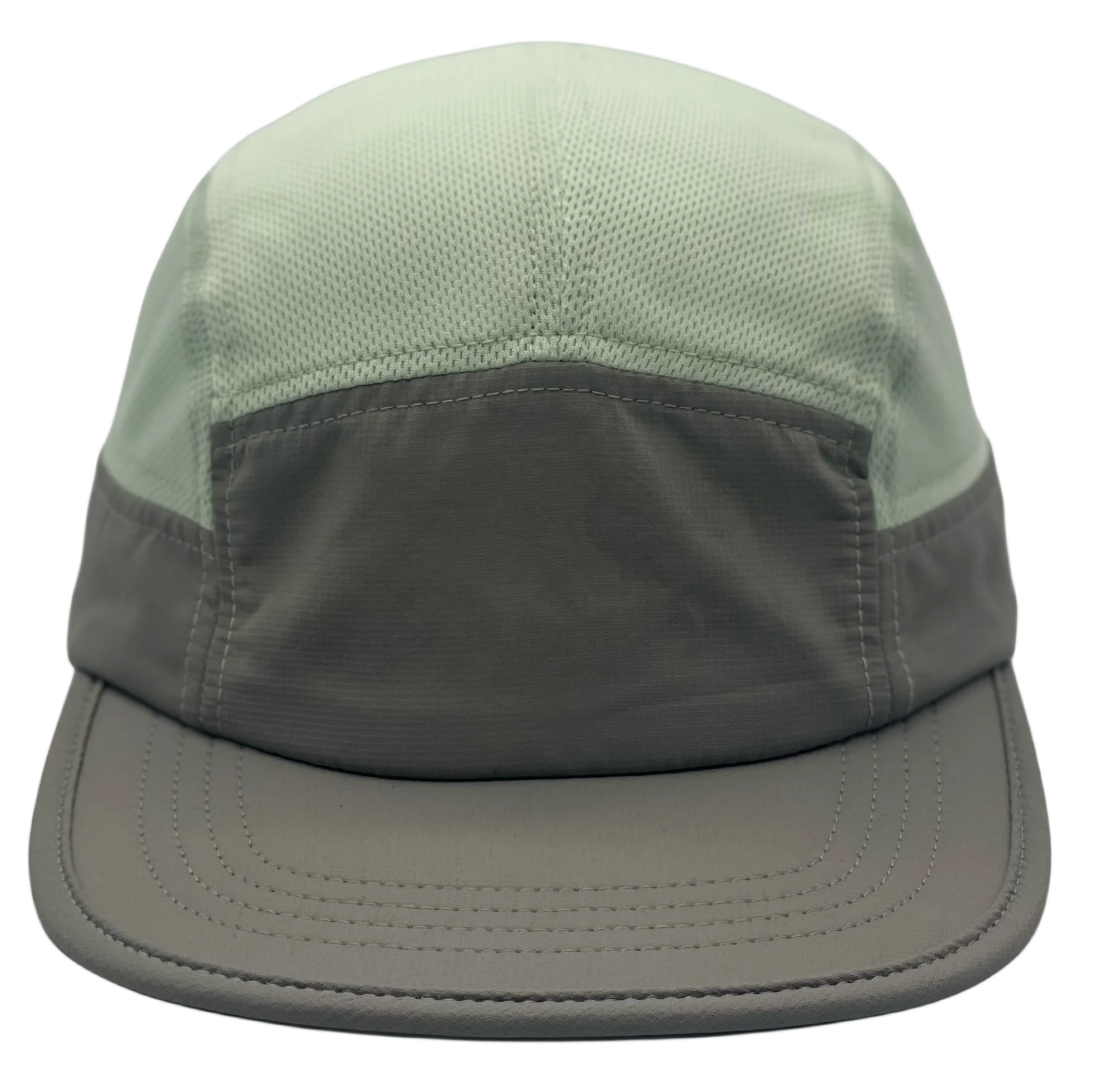 Custom All Printing 5/7 Panel Mesh Fabric Breathable Lightweight Sports Running Camper Camping Hat with Embroidery Logo