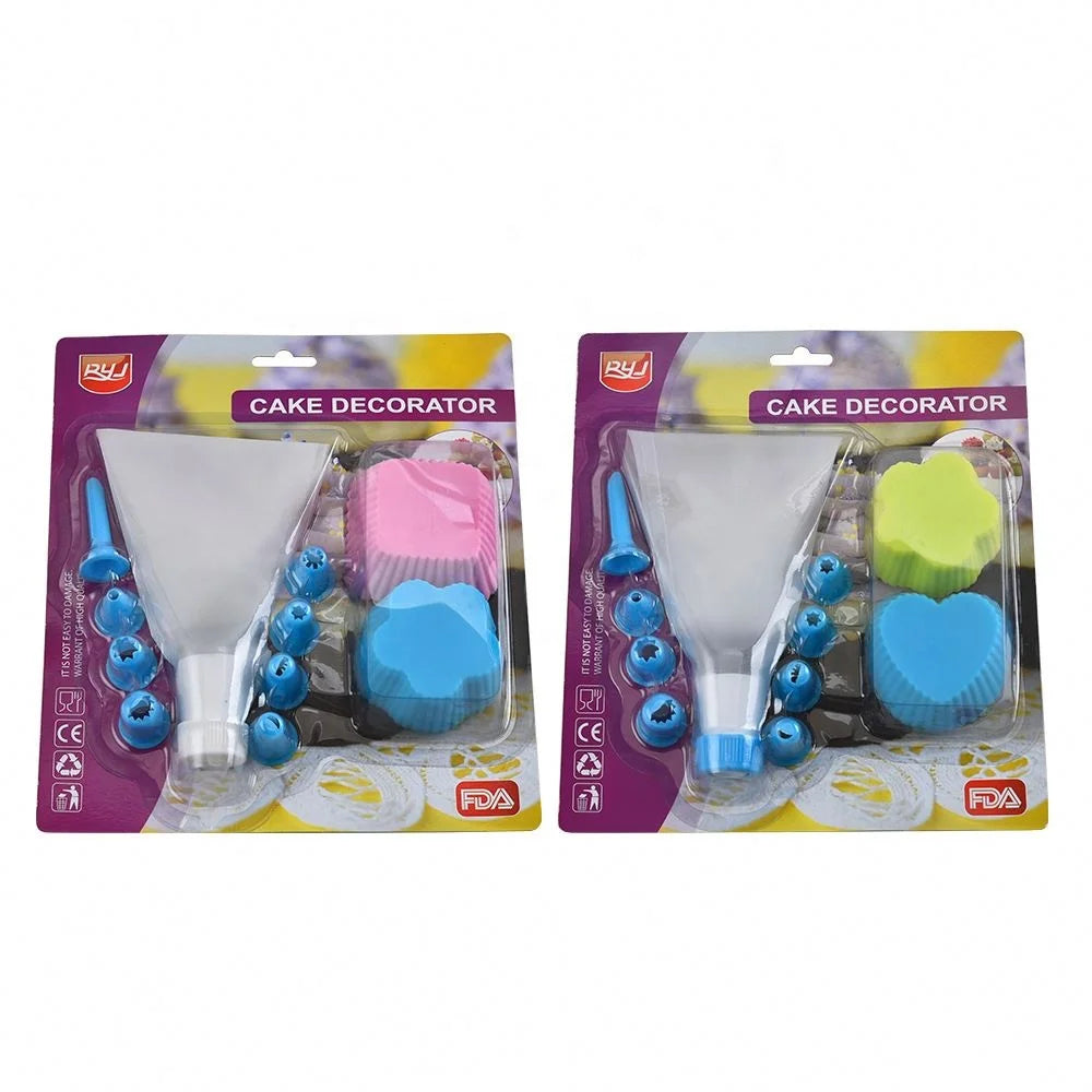 Chinese Baking Tools Supplier Cake Decorations Set Various Colors