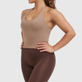 Streetwear Women Backless Crop Tank Top Quick Dry Halter Neck With Pads Gym Fitness Sexy Tops for Workout Yoga Open Back Vest