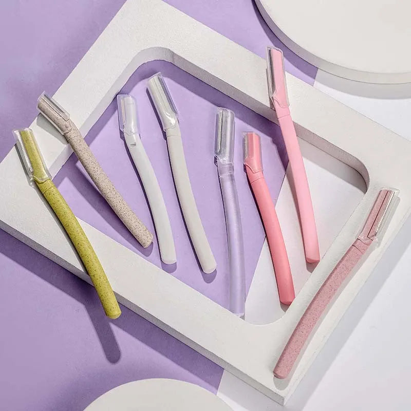 Wholesale Hot Selling Eyebrow Trimmer Fashion Eyebrow Shaver Women With Beginners Safety Blade Eyebrow Razor