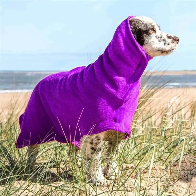Wholesale Fast Dry Bathing Microfiber Night Robe Pet Accessories Dog Bath Towel