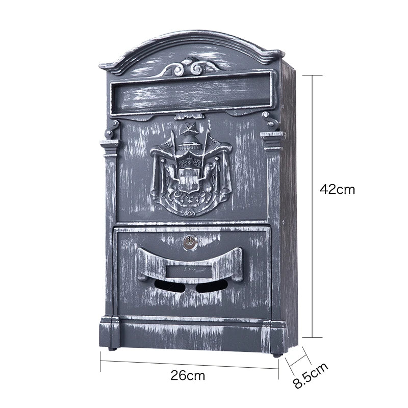 Hot Selling Acceptable for Customized Vintage Villas Estates and Outdoor Retro Mailboxes