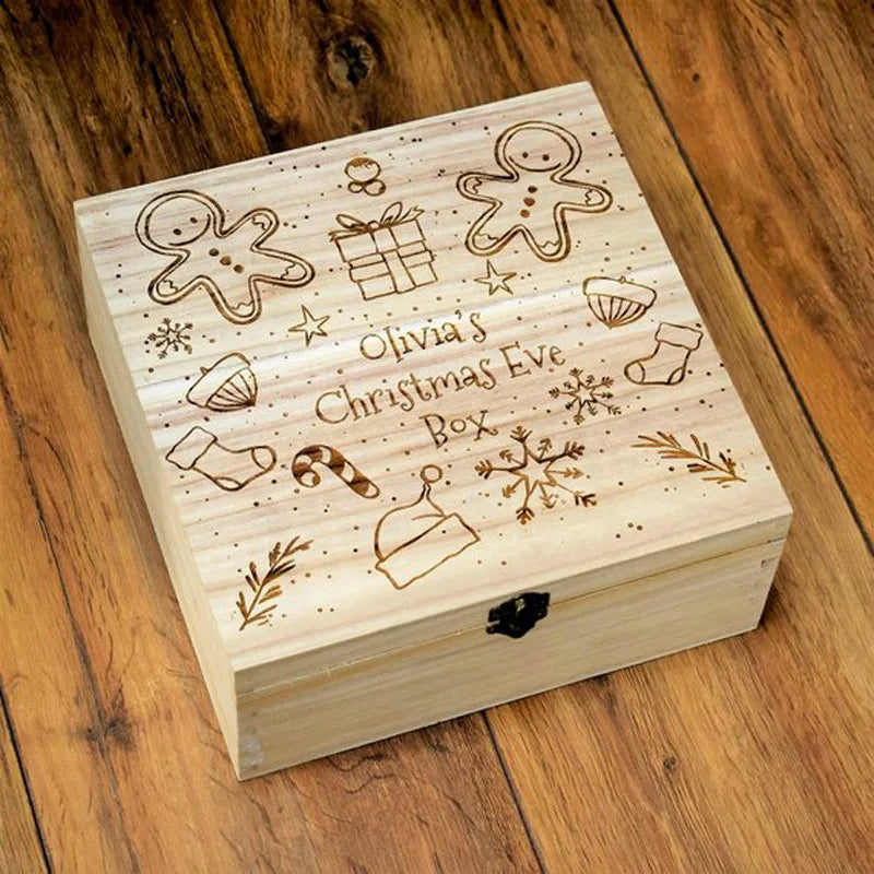 Custom logo Luxury Wood Box Packaging Luxury Wooden Gift Box