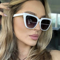 Wholesale Custom Logo Classic Black Sunglasses Lens Mens Ladies Black Cat Eye Uv400 Sunglasses
