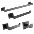 Stainless Steel Wall Mounted Towel Rack  Bathroom Accessory Towel Rack 4-piece Set